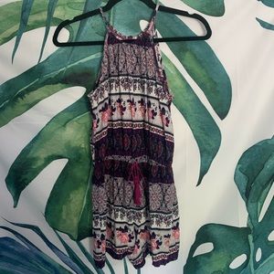 Floral Patterned Romper